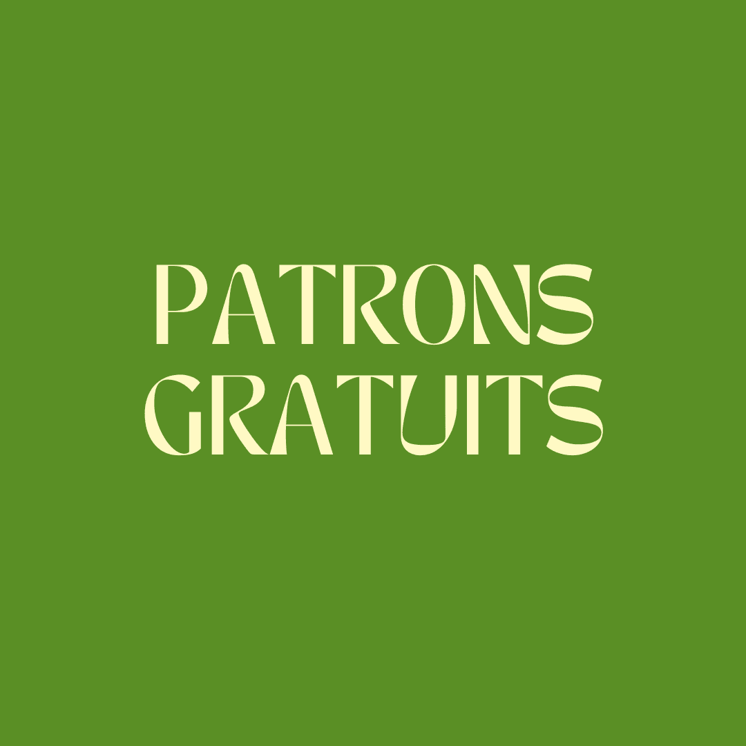 Liste de patrons couture gratuits